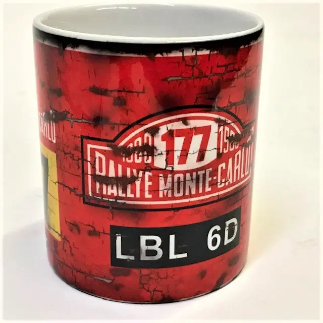 Monte Carlo Rally Winning Mini Mug, Lbl 6D 1