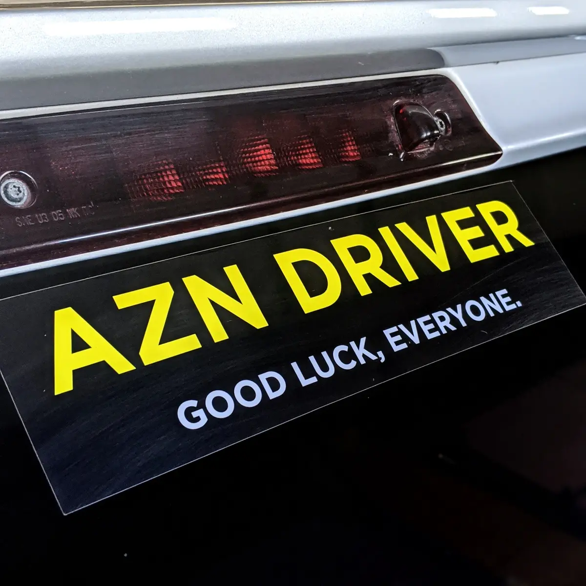 Azn Driver Bumper Sticker 1