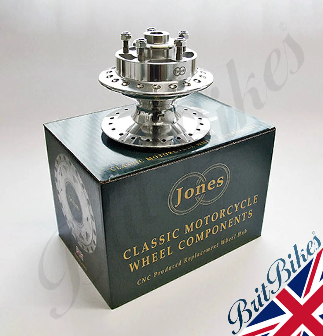 Genuine Jones Norton Commando Oem Billet Front Hub Assembly - 06-2867, 06-6024 1
