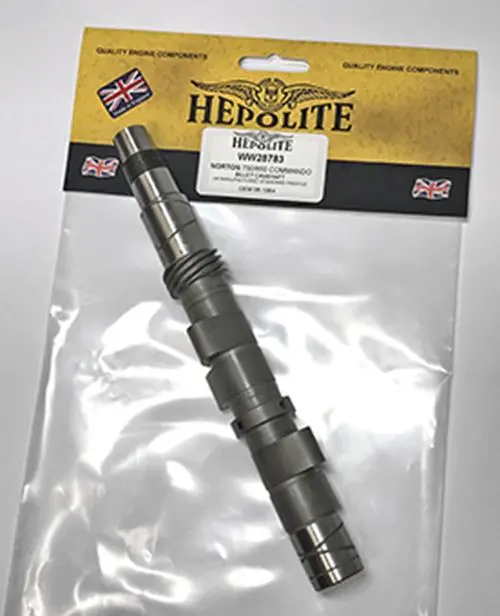 Genuine Hepolite Norton Commando 4S Billet Camshaft - 06-4858 Made In England 2