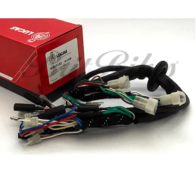 Genuine Lucas Headlamp Wiring Harness Norton Commando Mk3 (1975-) - 06-6438 1