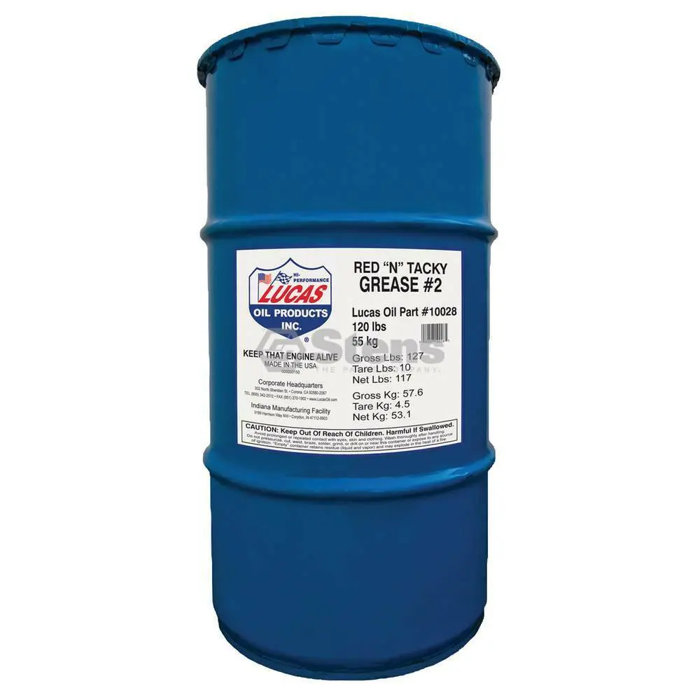 10028 Red "N" Tacky Grease 120# Keg 1