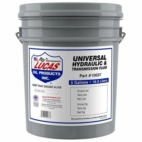 10037 Universal Hydraulic & Transmission Fluid 5 Gal Pail 1