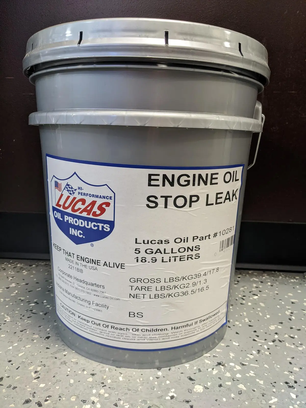 10281 Engine Oil Stop Leak 5G 1