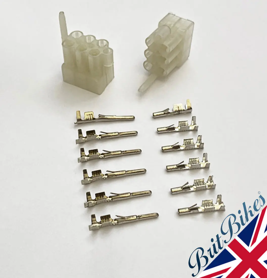 Lucas Rist Type 6 Pin Connector 169Sa 181Sa Handlebar Switch Bsa Norton Triumph 1