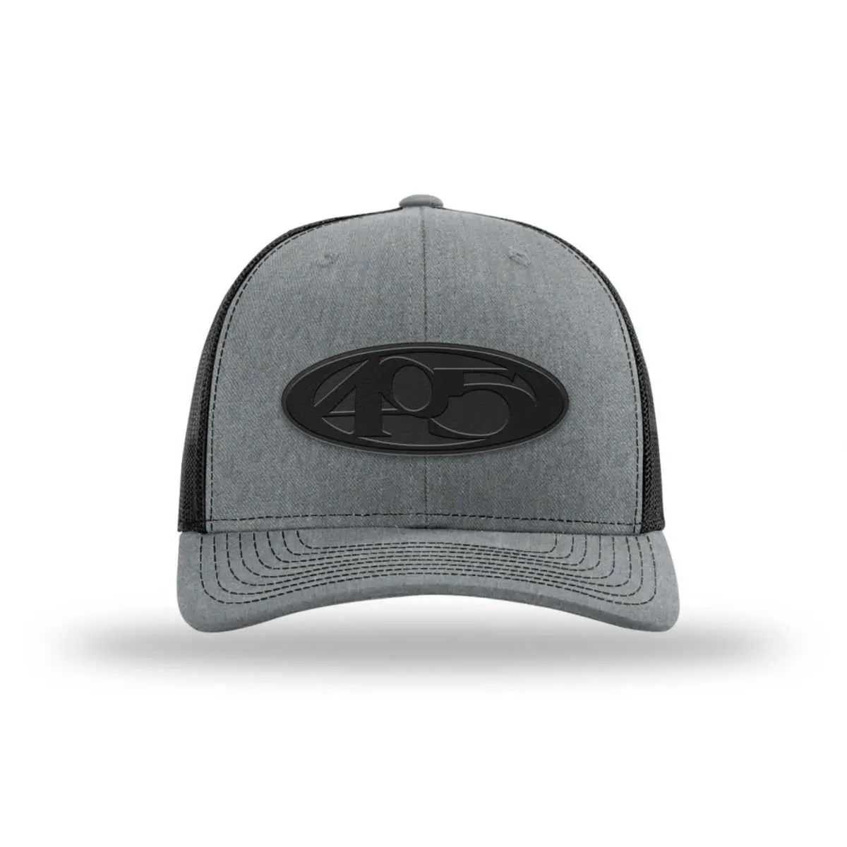 Okc 405 Blk Leather Trucker 1