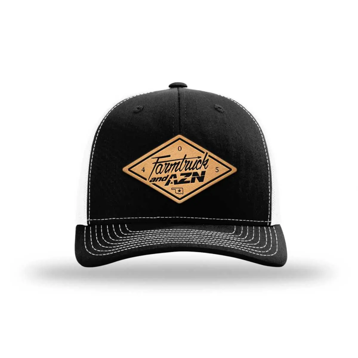Farmtruck And Azn (Suede Patch) Trucker Hat 1