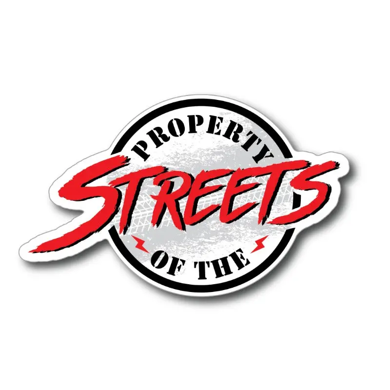 Property Of The Streets - Sticker (Version 2) 1