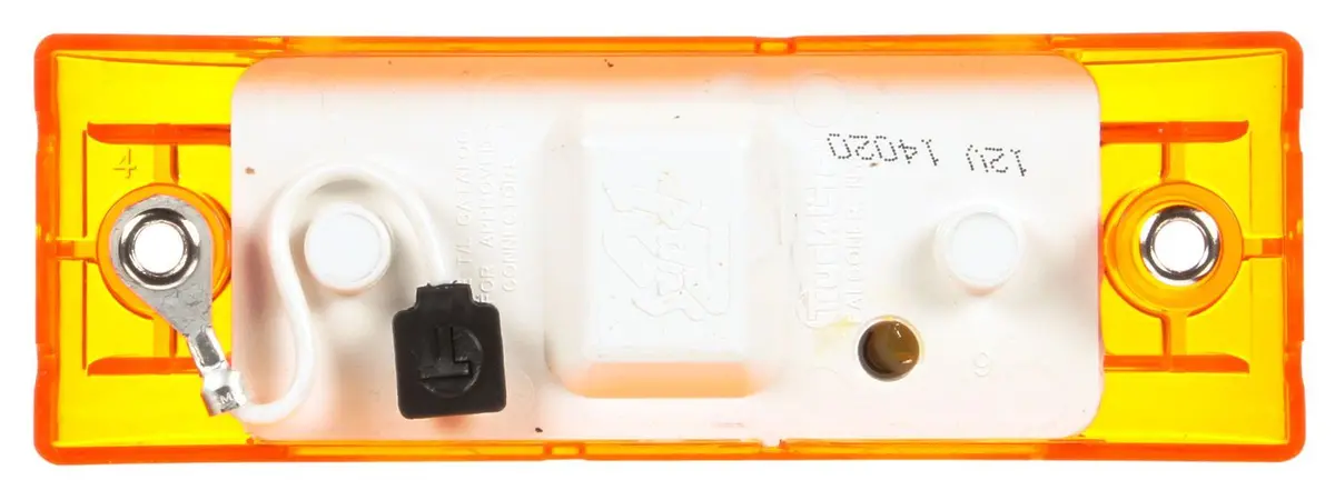 21002Y Amber Rectangular, 1 Bulb, Marker Clearance Light 2
