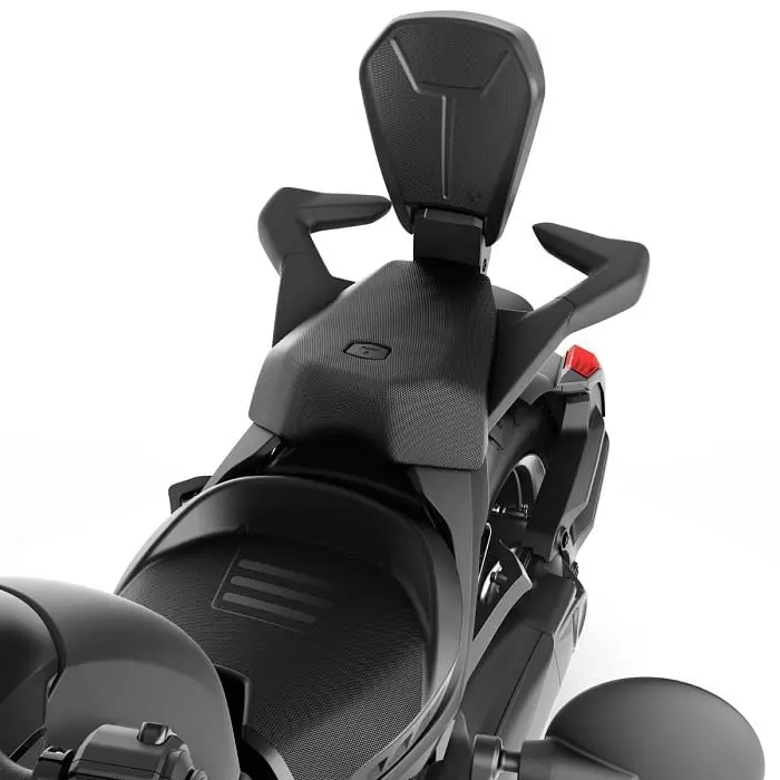 Foldable Passenger Backrest - Black 1