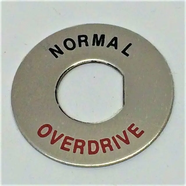 Escutcheon, Mgb Overdrive Switch 1