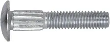 Carriage Bolt Ribbed 1/4" 1