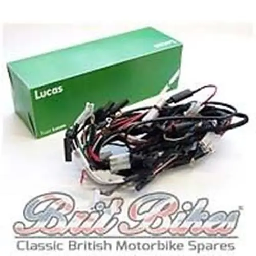 Genuine Lucas Main Wiring Harness - Triumph T100 T120 Tr6 - 54957095, 57095 1