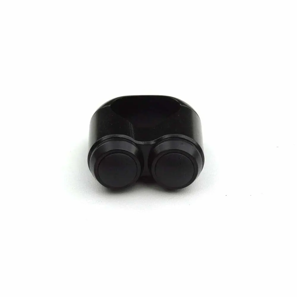 Motone Dual Micro Switch Button Motorbike - 1" Handlebar - Black Custom 2