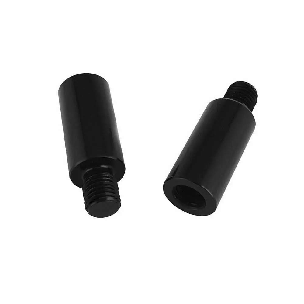 Motone Quality Motorbike 10Mm Handlebar Mirror Extender Adapters Billet - Pair 1