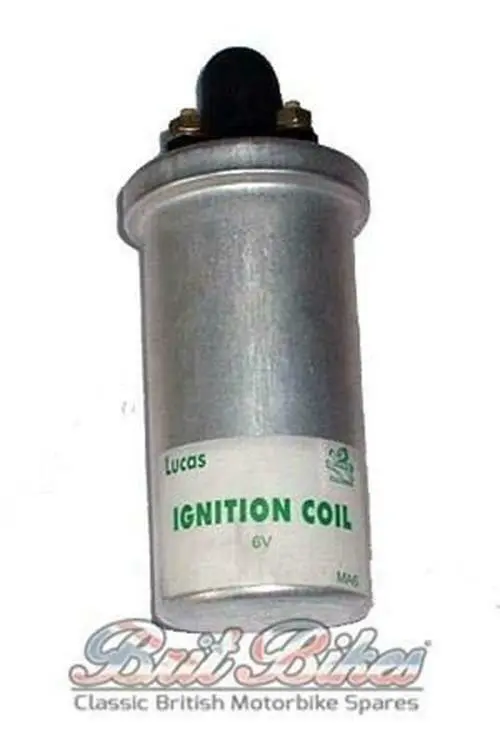 Genuine Lucas Ma6 6V Large Oil Filled Ignition Coil - Bsa Triumph Etc- Lu45150 1