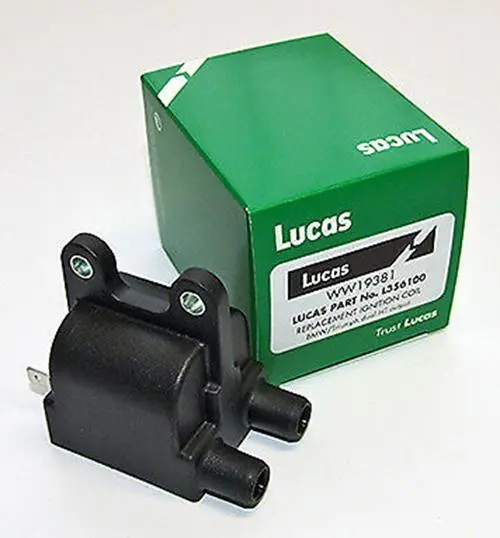 Genuine Lucas Dual Digital 12V Ignition Coil - Bmw Motorbike - L356100 1