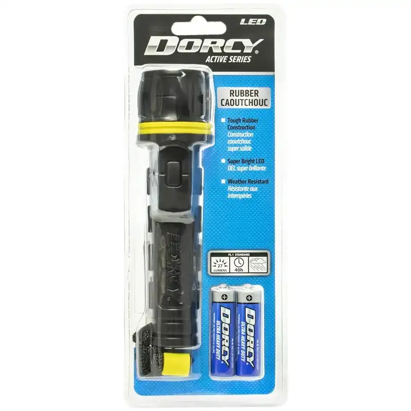 Led 2Aa Rubber Flashlight 2