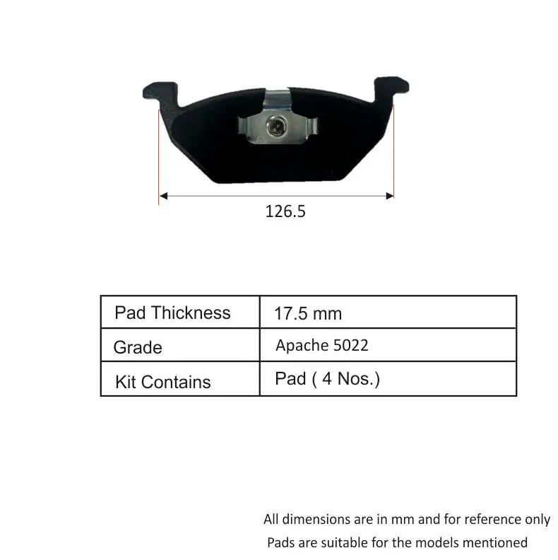 Tvs Apache Brake Pad Vw
Skoda Vw Polo (Non Tvs Type) / Vento (Non Tvs Type) / Skoda Fabia 29933335 1