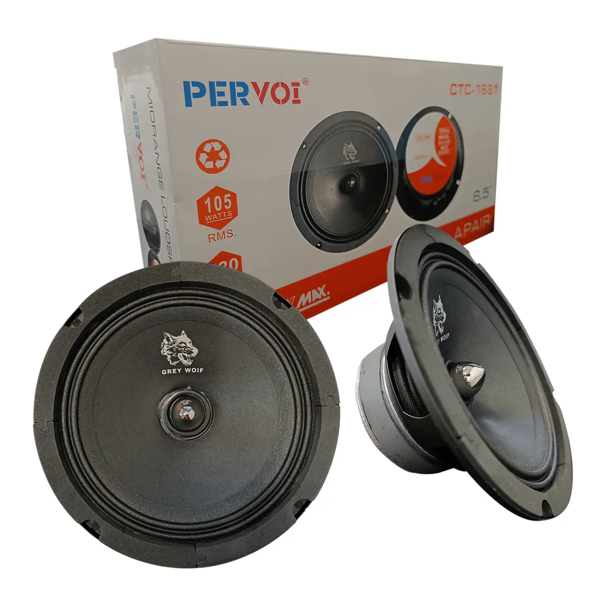 Bocina Redonda 6.5" 580 Watts 1