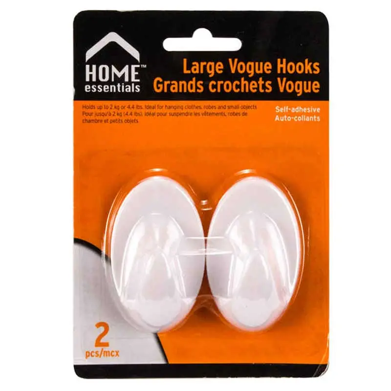 Stick-On Utility Hook 2 Pack 2