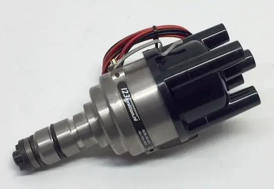 Mgb Electronic Distributor W/Vac Advance, 123 Ignition 1