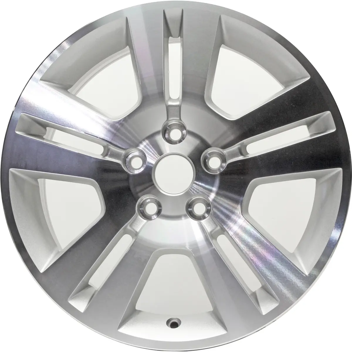 Set Of 4 New 17" 2006-2009 Ford Fusion Machine Silver Replacement Alloy Wheels 1
