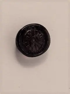 Red Plastic Medallion For Wing Lamp, T-Type 1