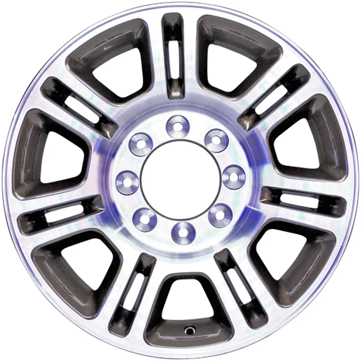New 20" 2011-2016 Ford F-250 Polished And Brown Replacement Alloy Wheel - 3845 1