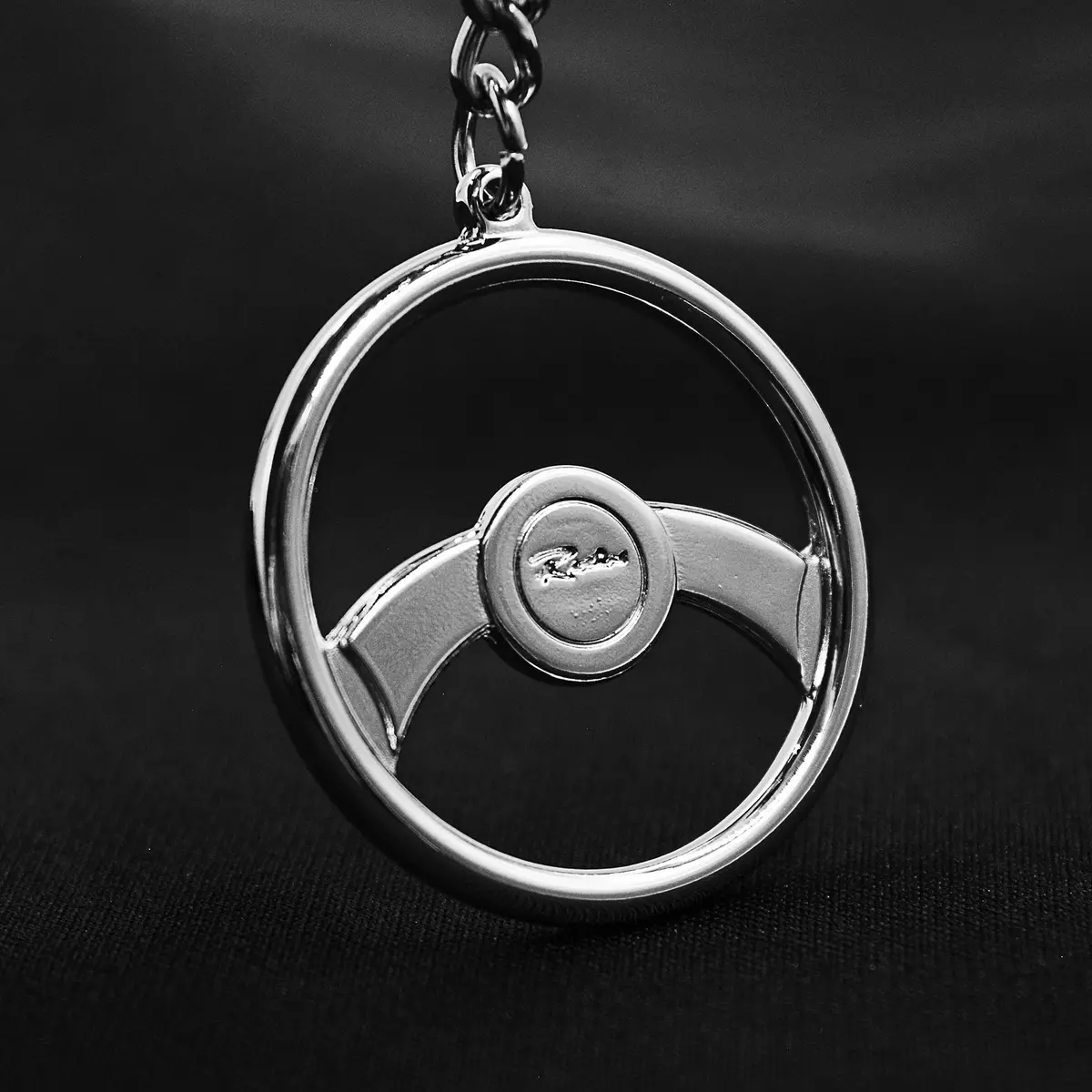 Billet Keychain - Metal Deceptive Steering Wheel 1
