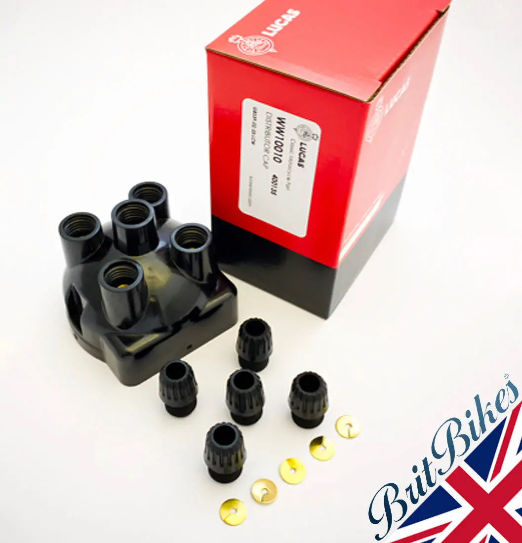 Genuine Lucas Distributor Cap 400135 Dkx4a Classic Car Motorbike 1