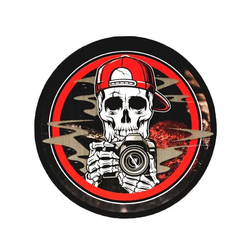 405 Photo Skull Decal 1