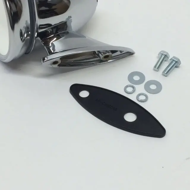 Mgb Bullet Mirror, Flat Glass 3.5" 2