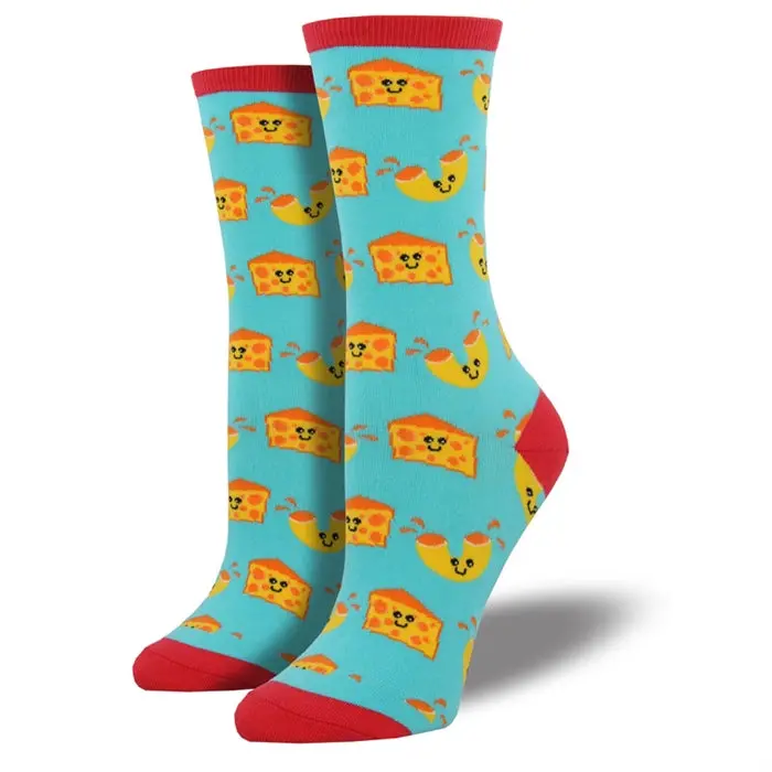 'Mac 'N Cheese' Women's Printed Socks 1