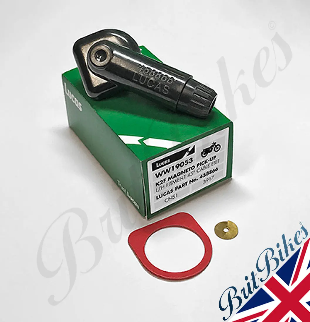Genuine Lucas Magneto Pick Up For K2f And Kvf Magnetos Left 45 Degree 458866 1