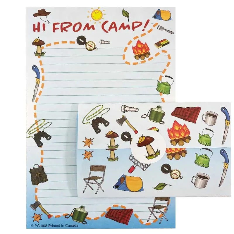 Outdoor Adventure Sticker-Seal Stationery 1