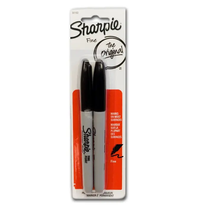 Sharpie Black Permanent Marker 2Pk 1