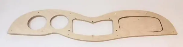 Fascia Panel, Unstained Plywood, Lhd, Late Td 1