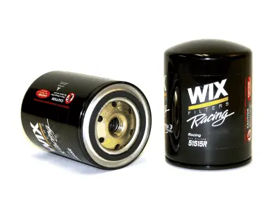 Wix 51515R Racing Oil Filter Suit Ford, Mopar, 3/4-16 Thread With Anti Drain Back Valve 1