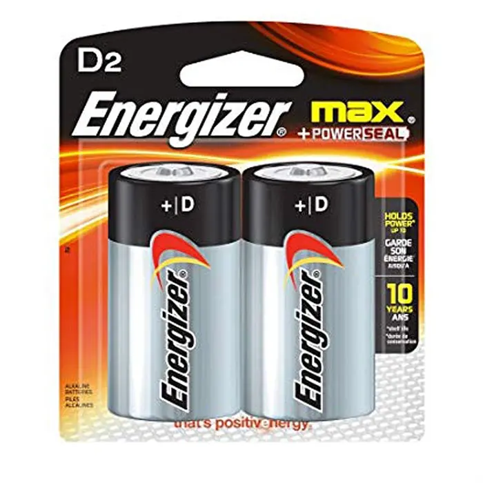 Energizer Max D 2Pk Batteries 1