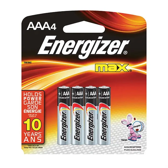 Energizer Max Aaa 4Pk Batteries 1