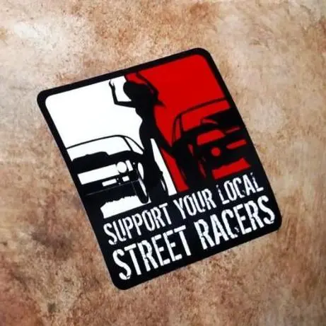 Original Support Street Racers Decal 2