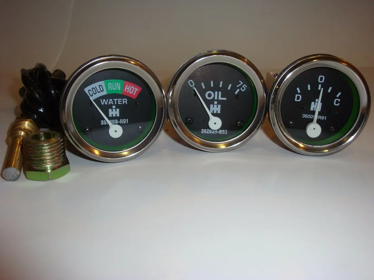 Gauge Set For Farmall 300 350 Oil Amp Temperature 353868R91 362039R91 360053R91 1