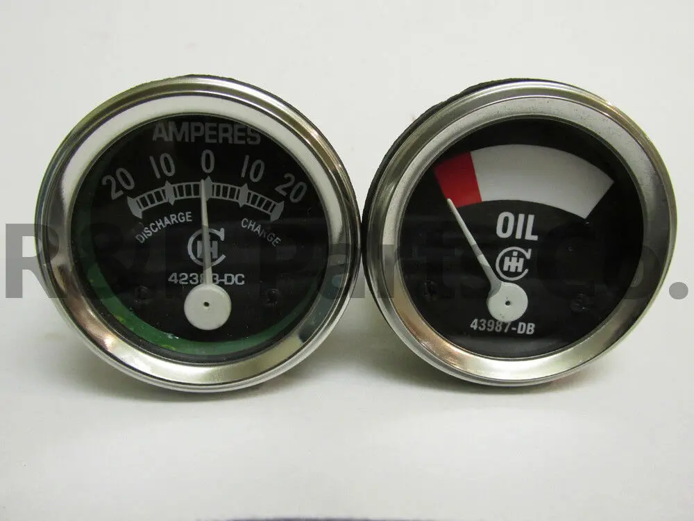 Oil Amp Gauge Set For Farmall Ih A Av B 1939 -1946 1