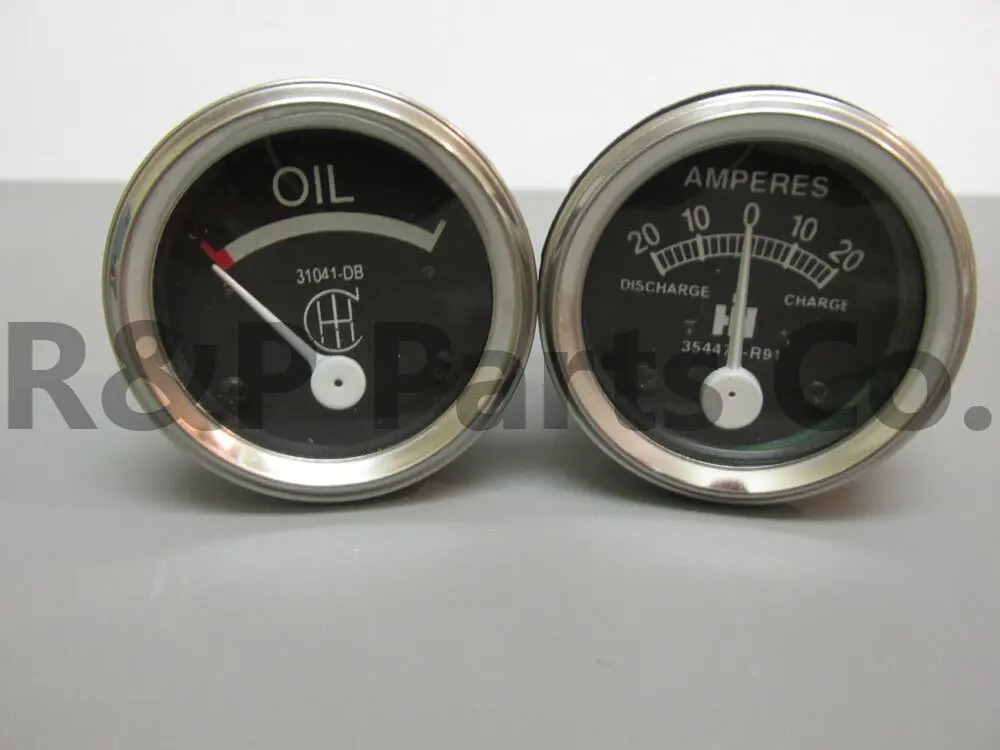 Oil Pressure / Amp Gauge Set  For Farmall Cub 1948 - 1954 1
