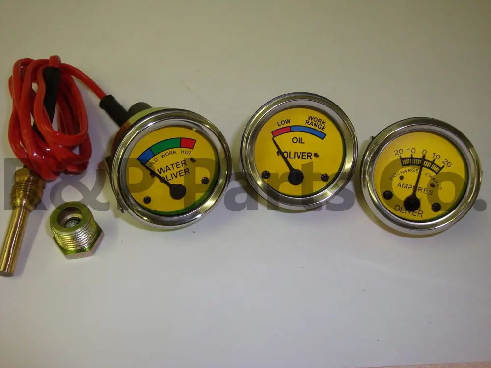 Gauge Set Amp Oil Temperature For Oliver Super 44 66 77 88 440 660 Hg Oc3 Oc4 Oc6 1