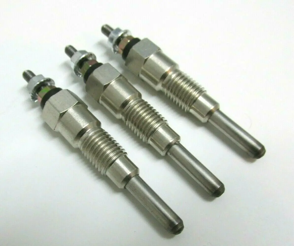 Replacement 3 Glow Plugs Will Fit John Deere Diesel 330 455 6X4 755 X495 M87919 1