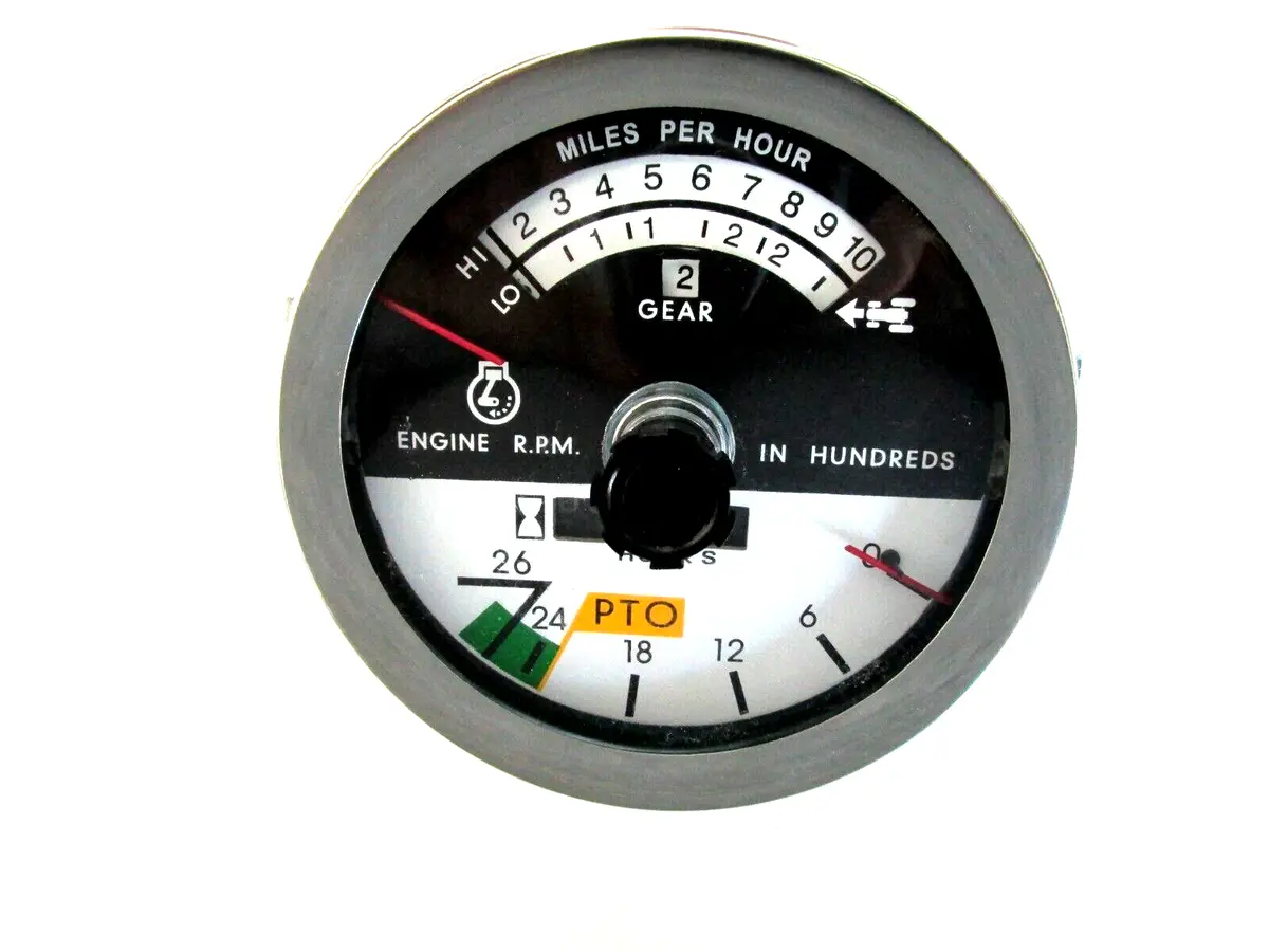 Tachometer With Knob 67679C2 Fits 966, 1066 W/ Gear Drive International Tractors 1