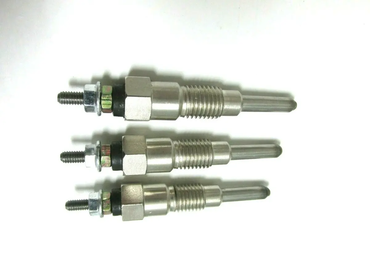 Set Of Three (3) Glow Plugs For Kubota B1200 B1400 B1500 M4950 L355 15951-65510 1