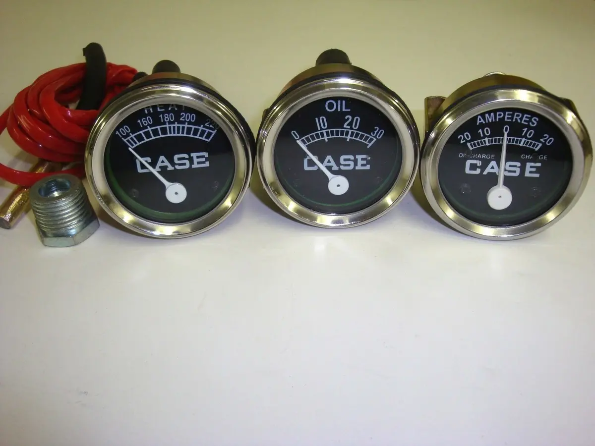 Temperature Oil Pressure Amp Gauge Set For Case Va Vah Vai Vao V Vc Vi Vo 200B 1